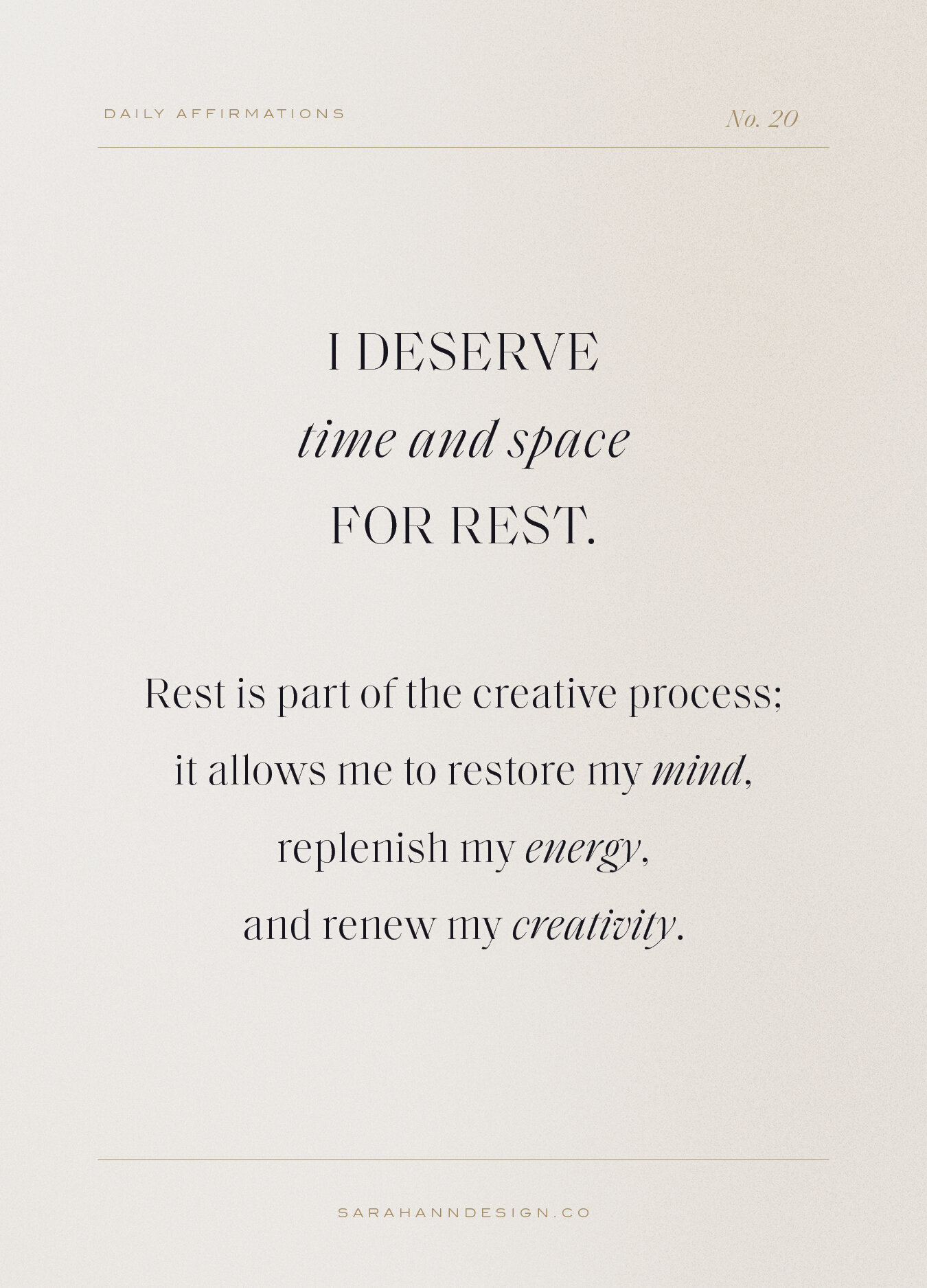 Daily Affirmations for the Creative Soul - Affirmations by Sarah Ann Design20