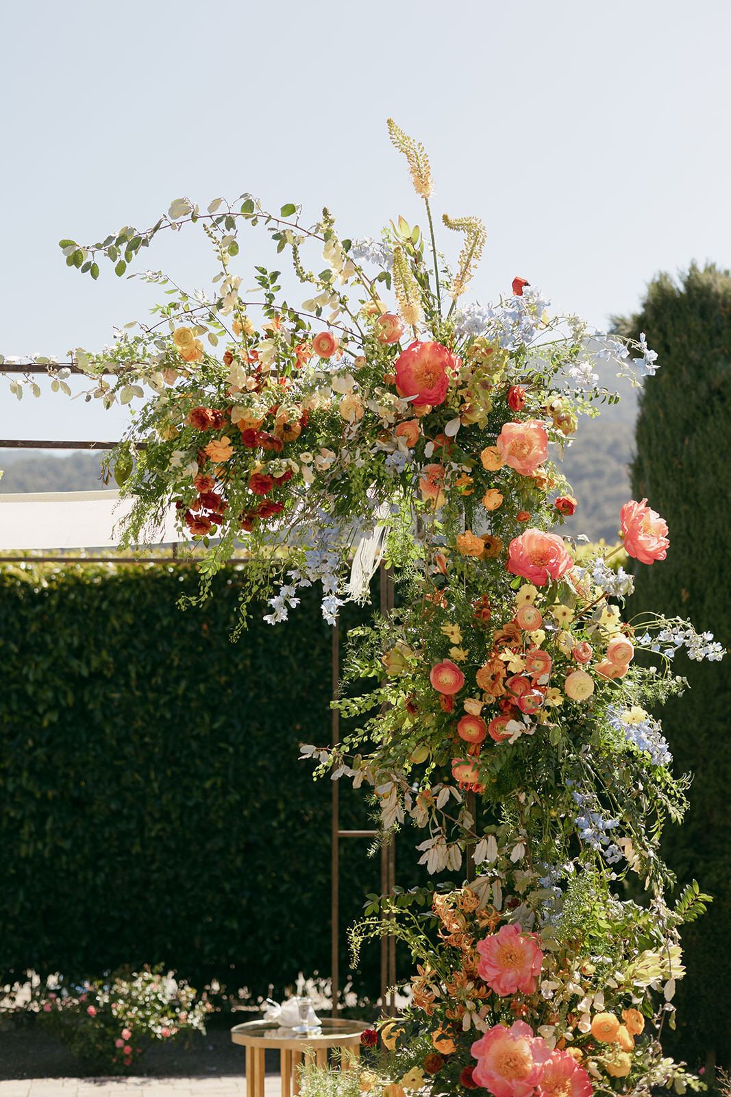 Colorful Bernardus Spring Wedding38