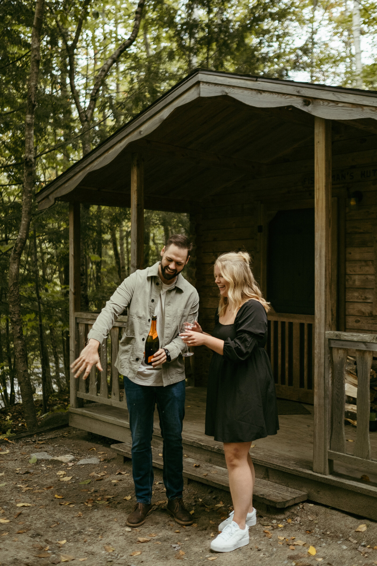 Lincoln NH Camping Engagement Session-8486