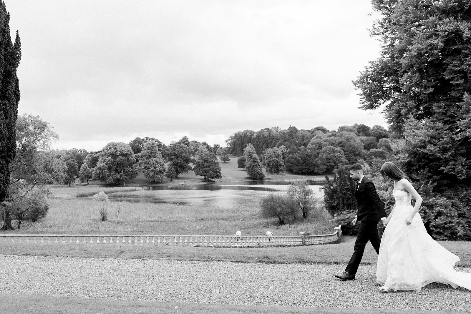Bride and Groom’s Intimate Moment at Castle Leslie, Ireland