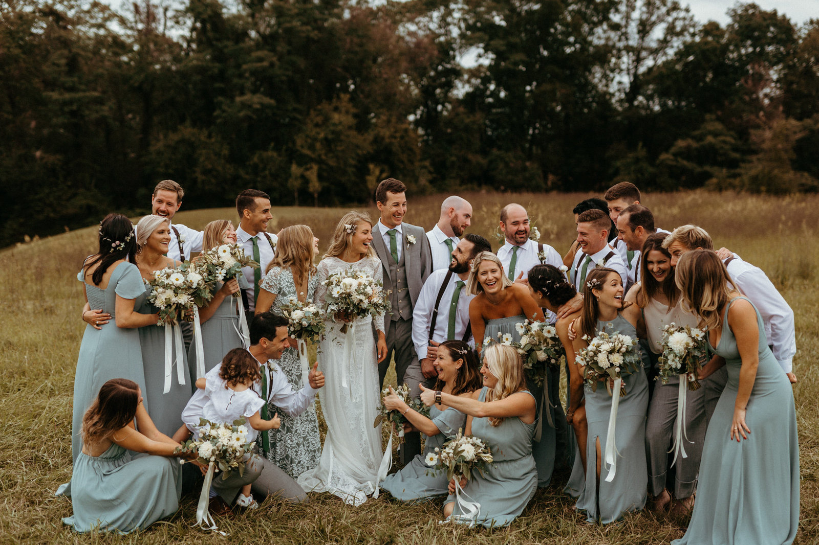 Fun Bridal Party Photo Ideas by Maryland Wedding Photographer