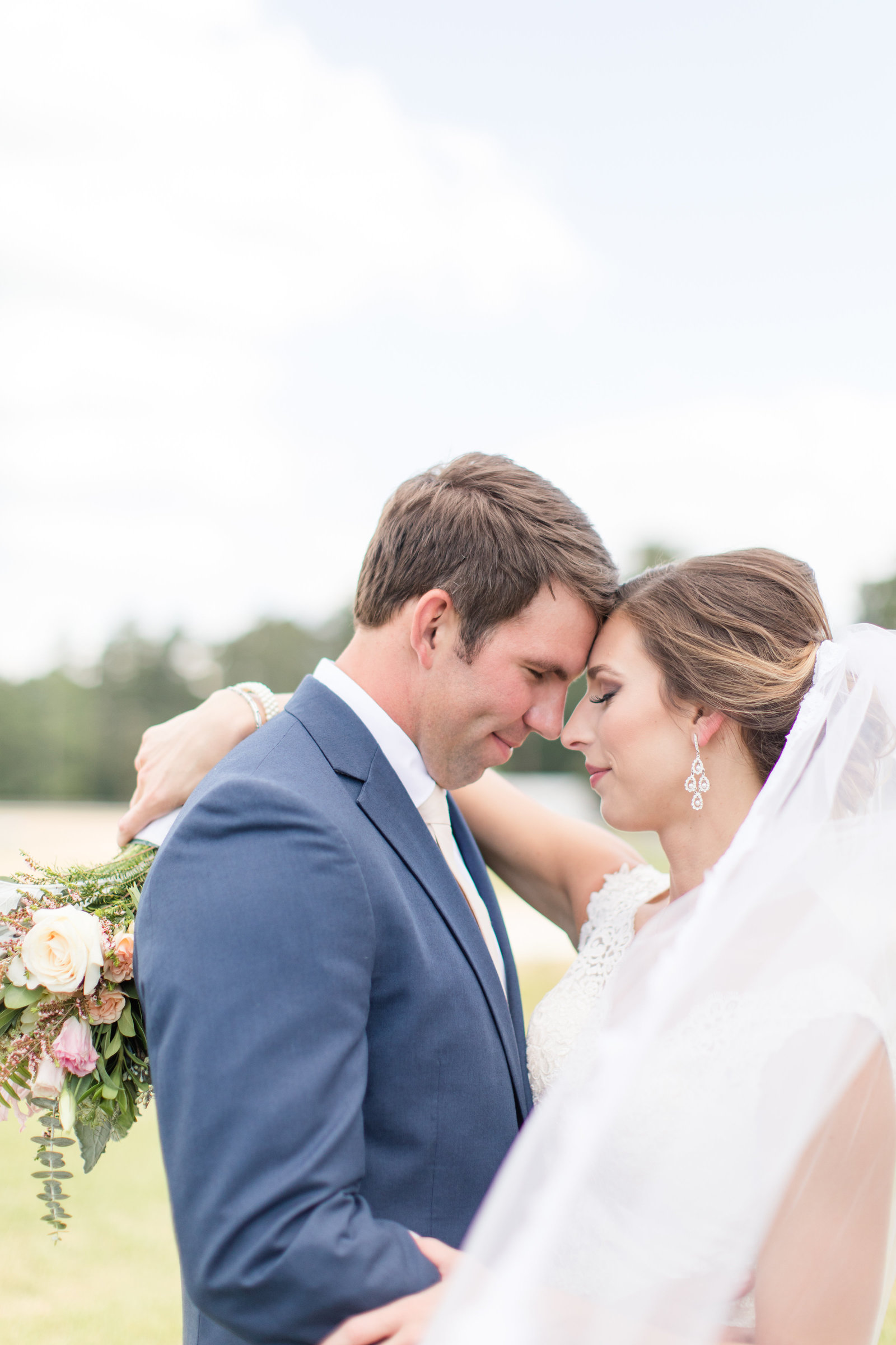 Beautiful wedding-First Look-Fair Barn Wedding, Pinehurst NC
