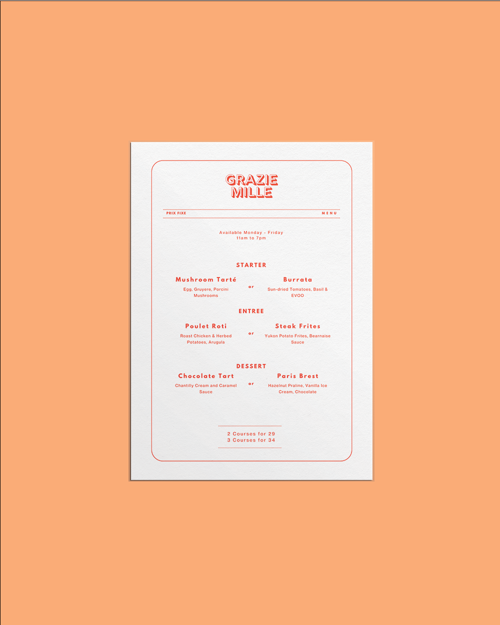 Simple Solo Menu Mockup 3