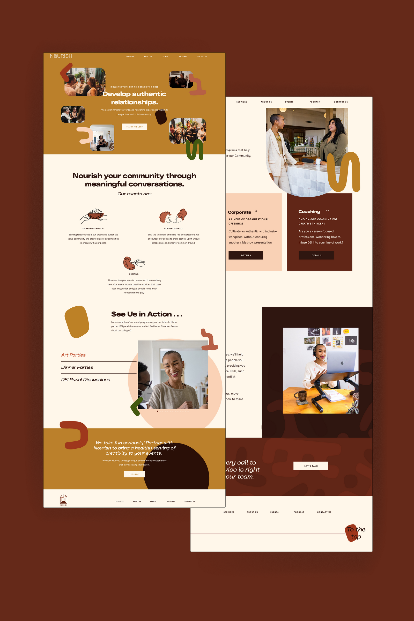 Showit website design for creative entrepreneur
