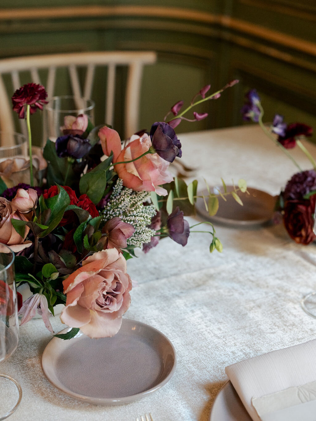 65Kate Campbell Floral Meridian House fall wedding by Greer Gattuso photo reception