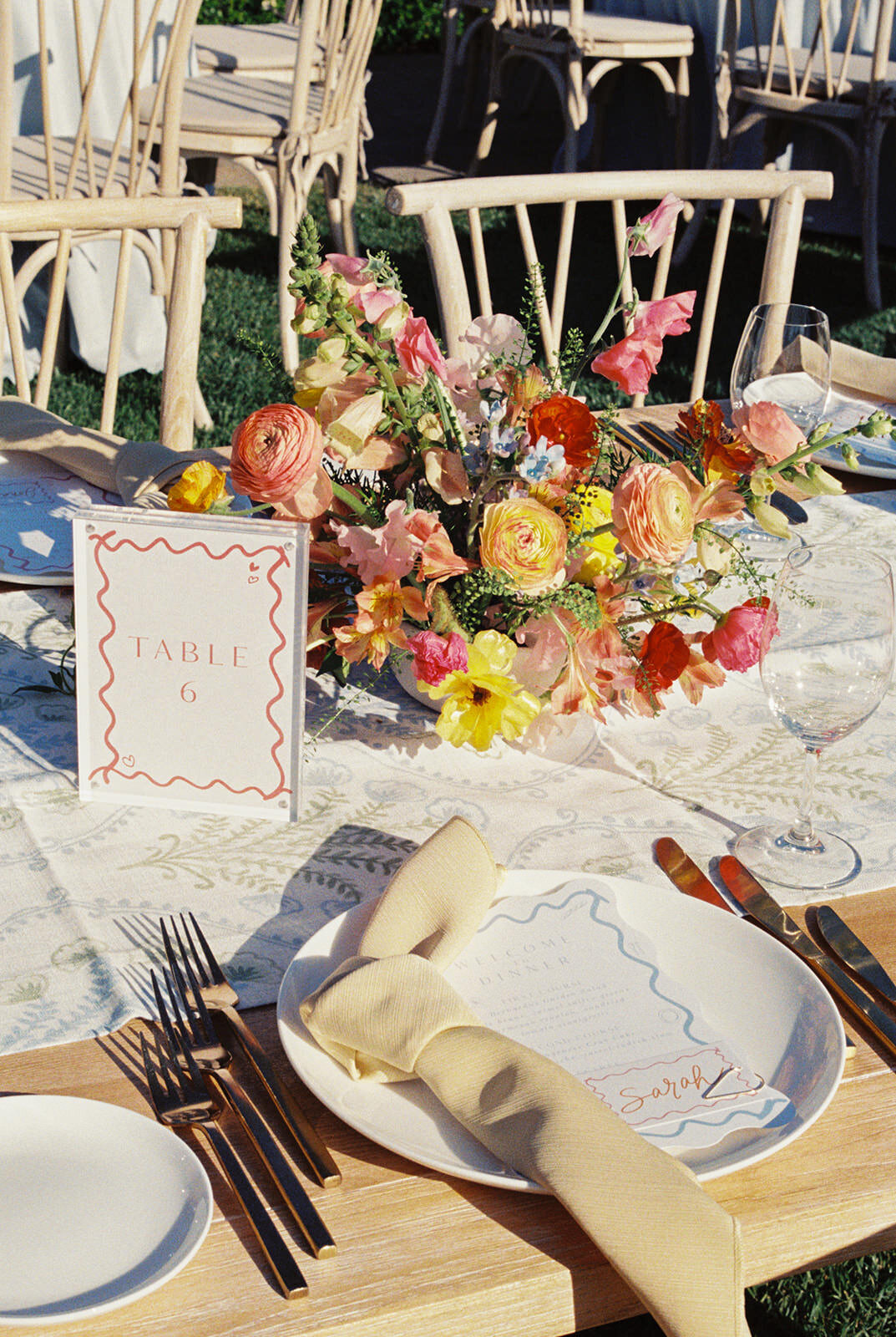 Colorful Bernardus Spring Wedding2