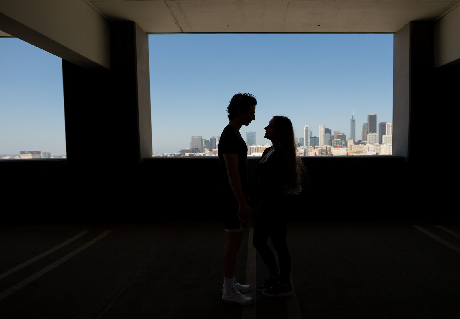 Los Angeles California Downtown Couple Photo