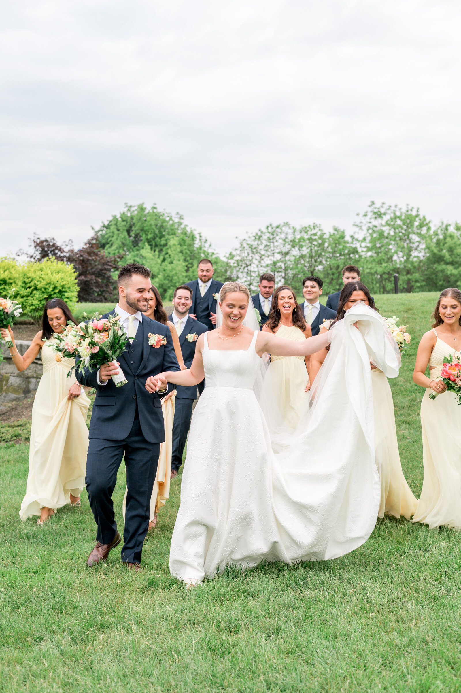 Butter Yellow Wedding Party