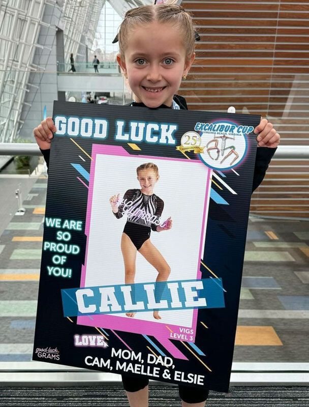 Good Luck Grams- Youth Gymnastics Fundraiser - Gymnasts - 12