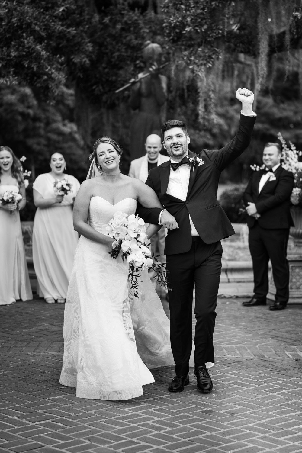 Wedding ceremony in New Orleans City Park