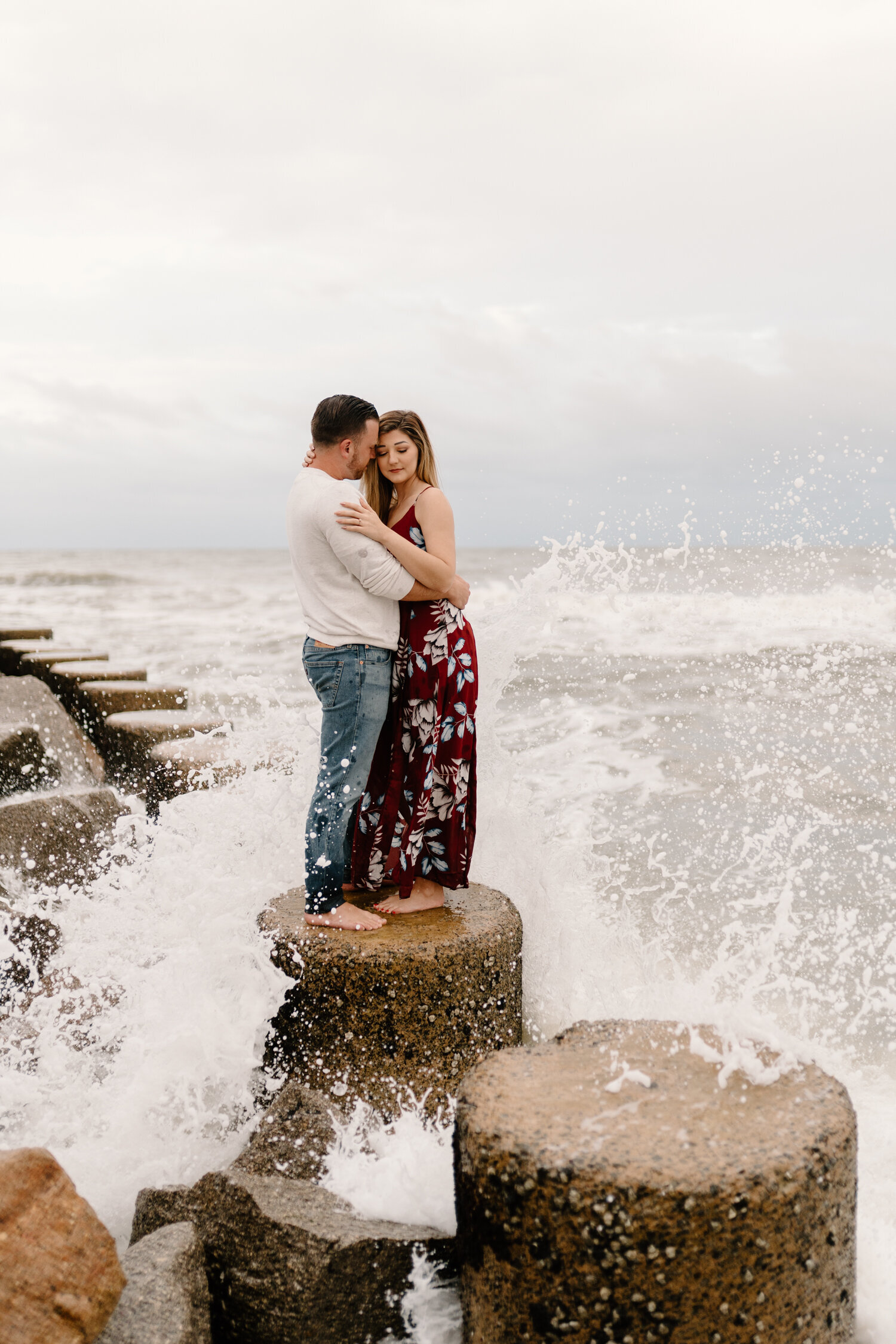 beach engagement session wilmington, nc 017