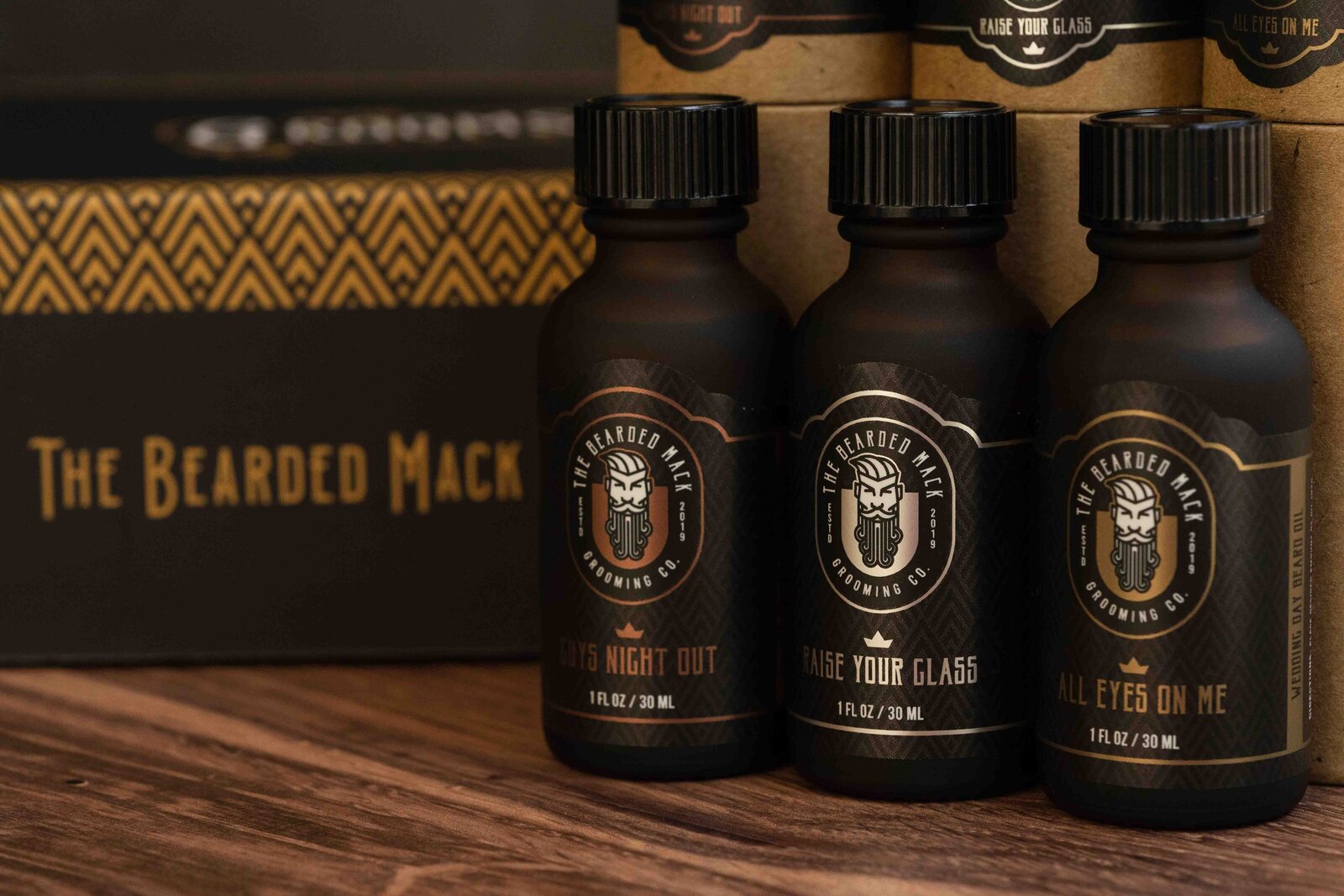 close up of bottles during product photography in Herndon,VA