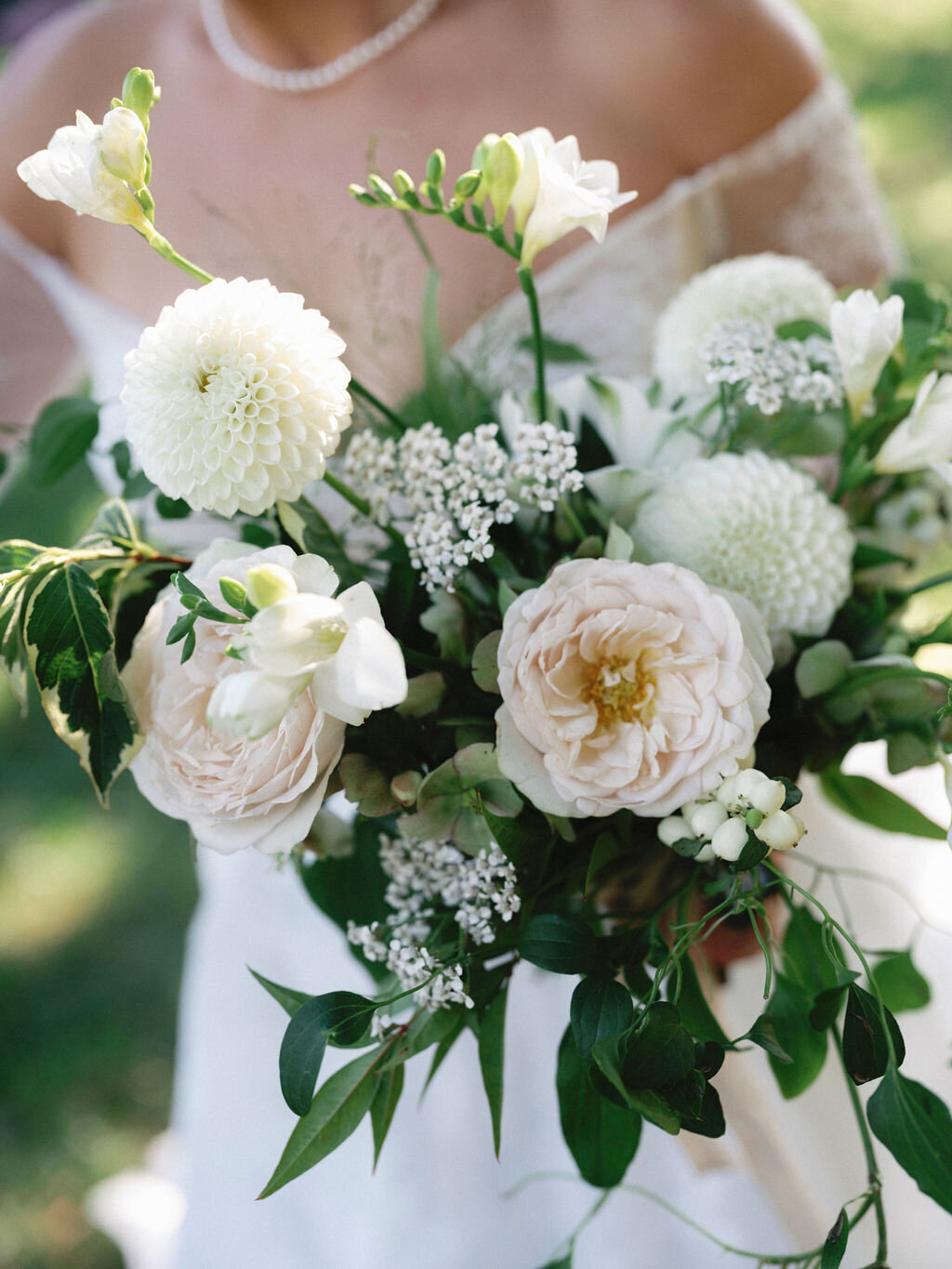 66Kate Campbell Floral Brittland waterfront tented wedding by Molly McManus photo