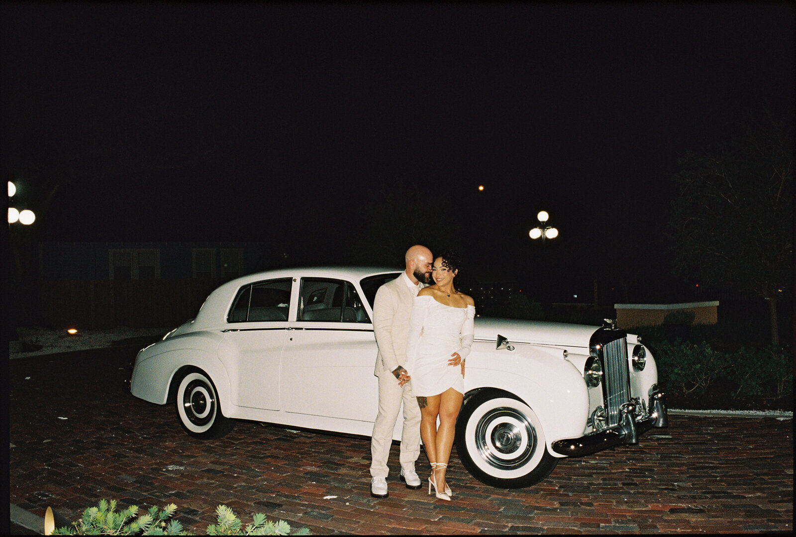Vintage classic wedding car wedding coordinated by Day of Details
