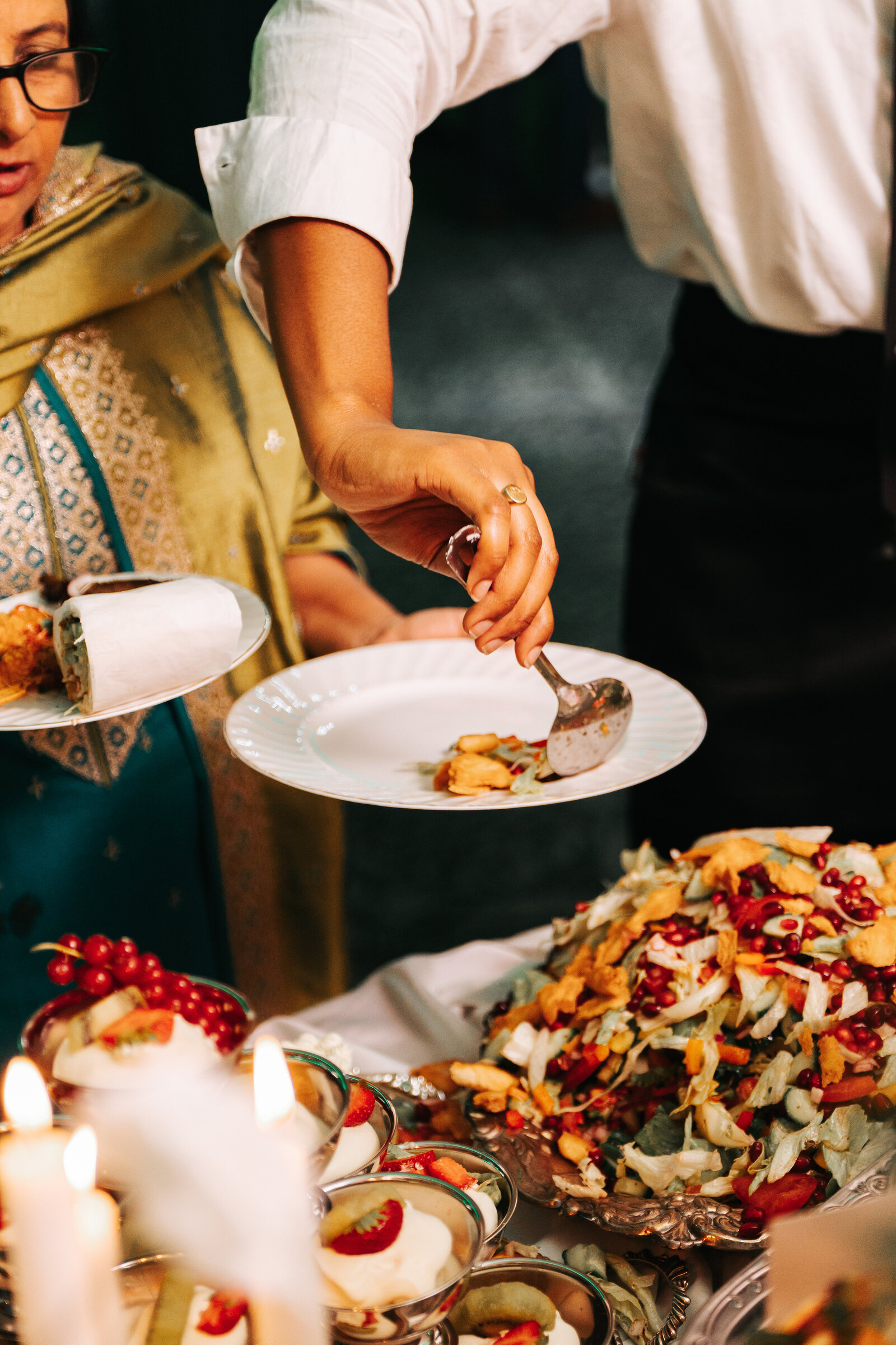 Luxury catering display