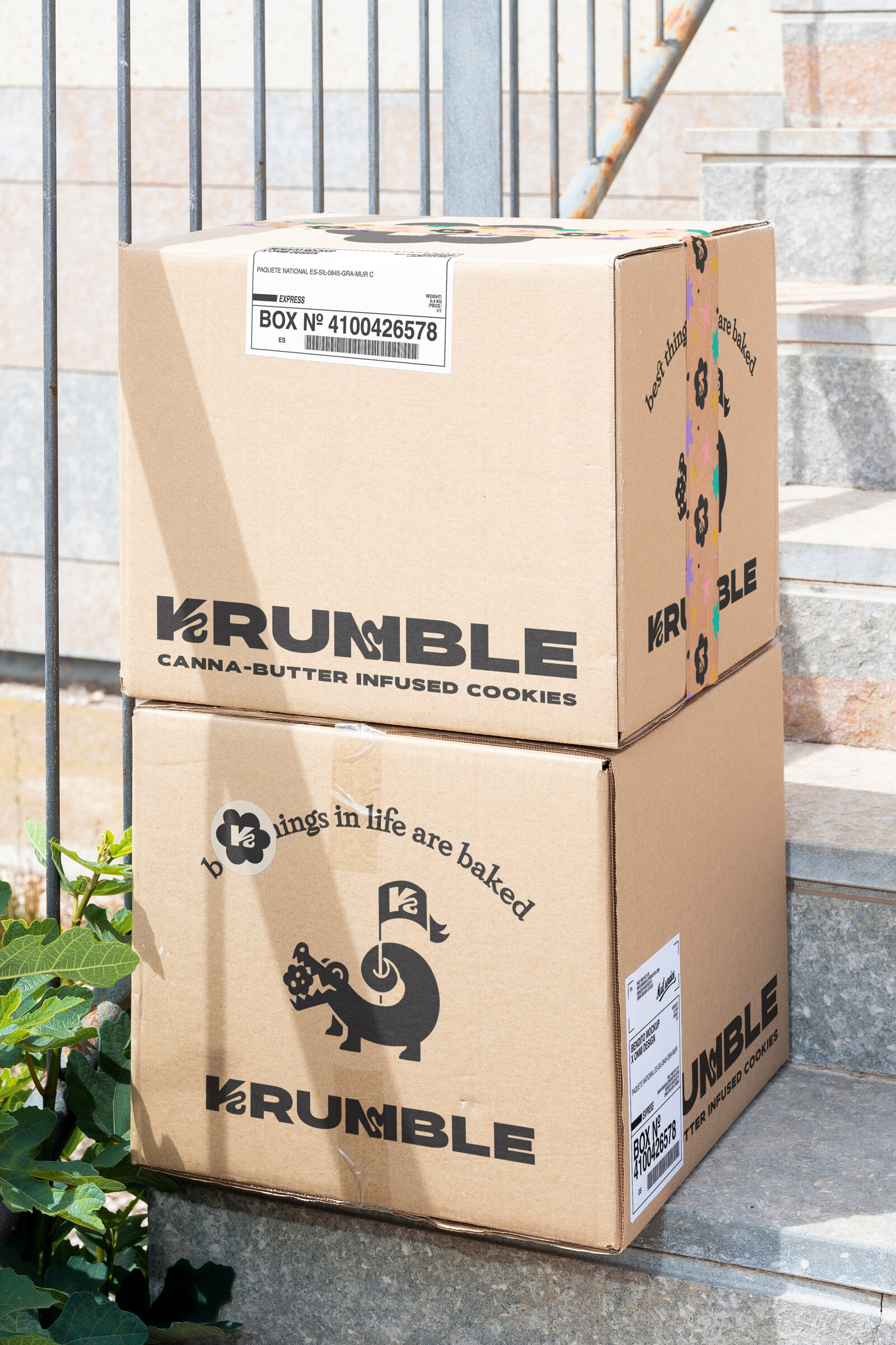 KRUMBLE delivery boxes