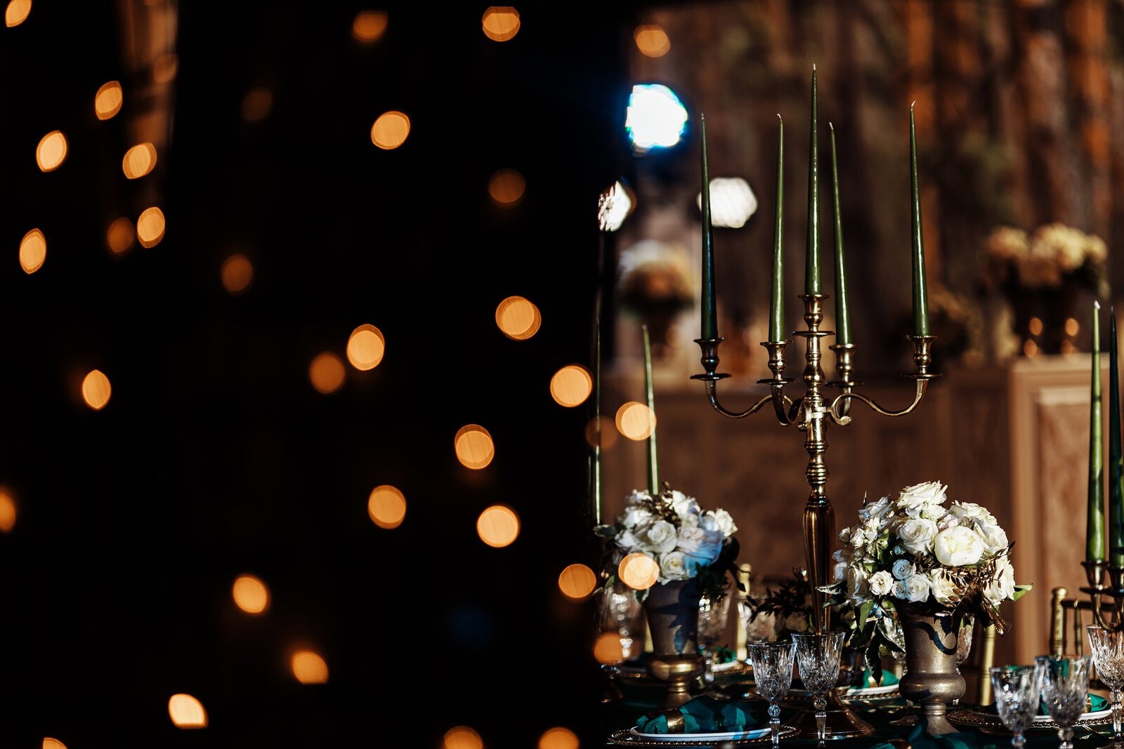 San Diego moody green wedding