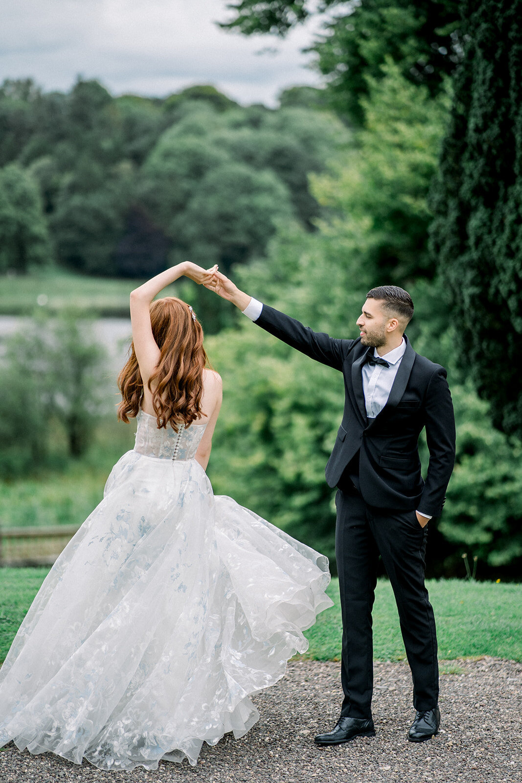 Bride and Groom’s First Dance at Castle Leslie, Ireland