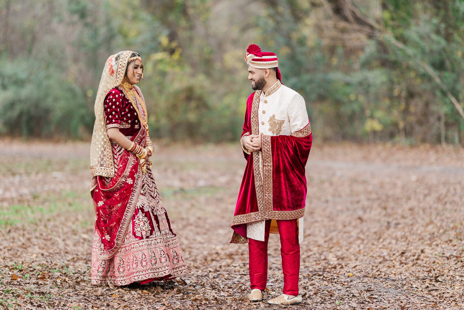 Bride-and-groom-first-look