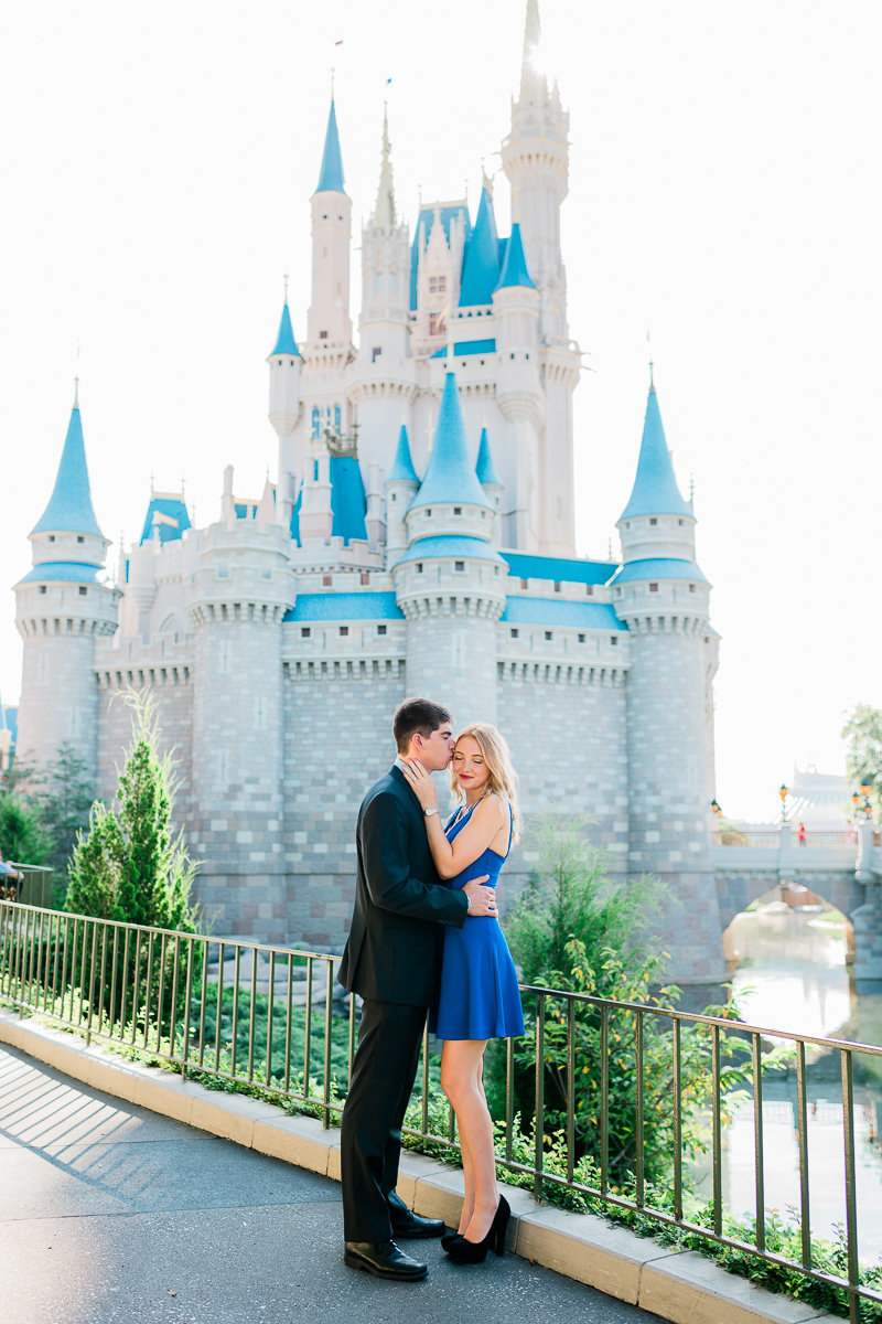Orlando Engagement Photographer | Disney Magic Kingdom Engagement Session | Enagement at Disney-4