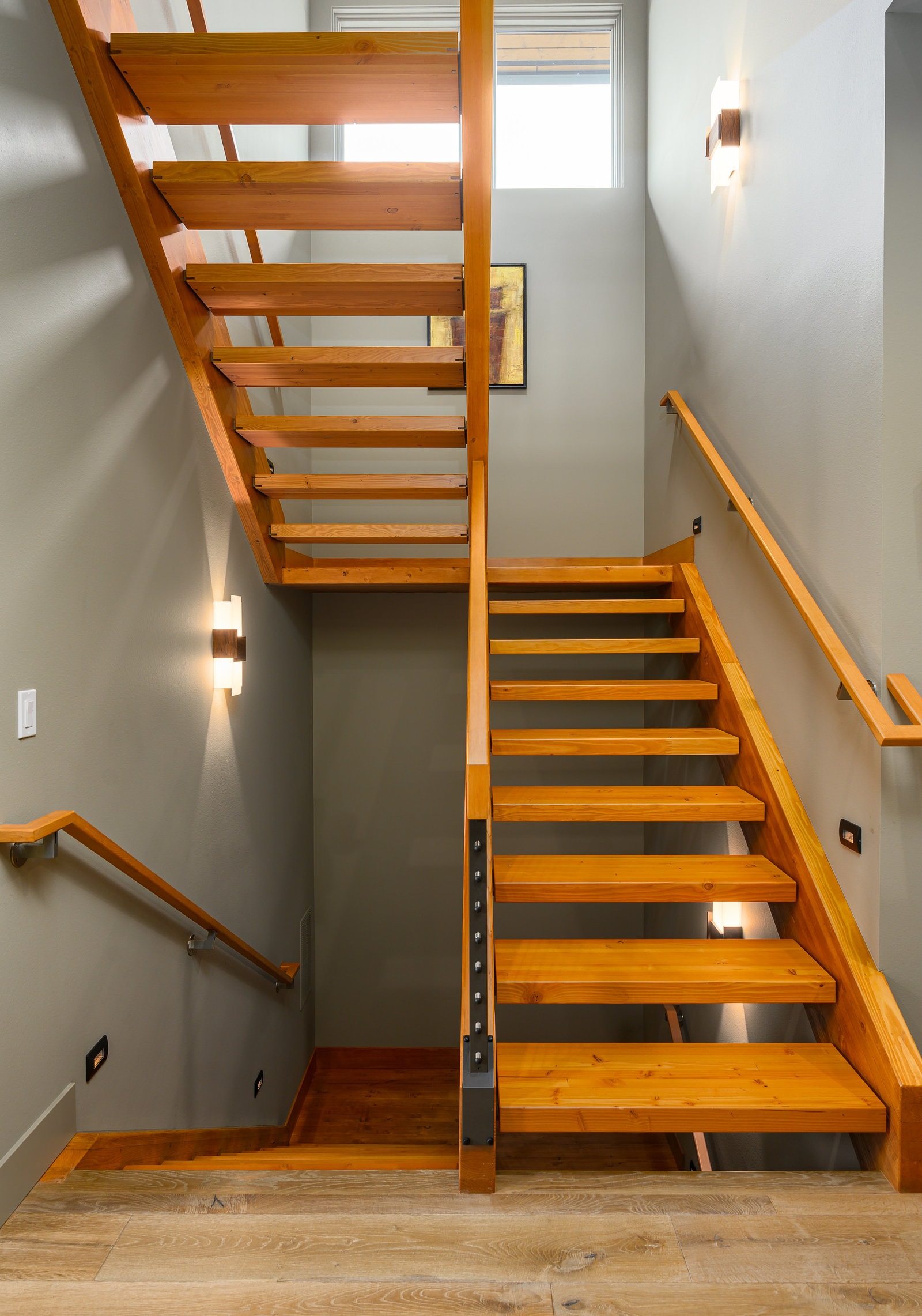 split level staircase