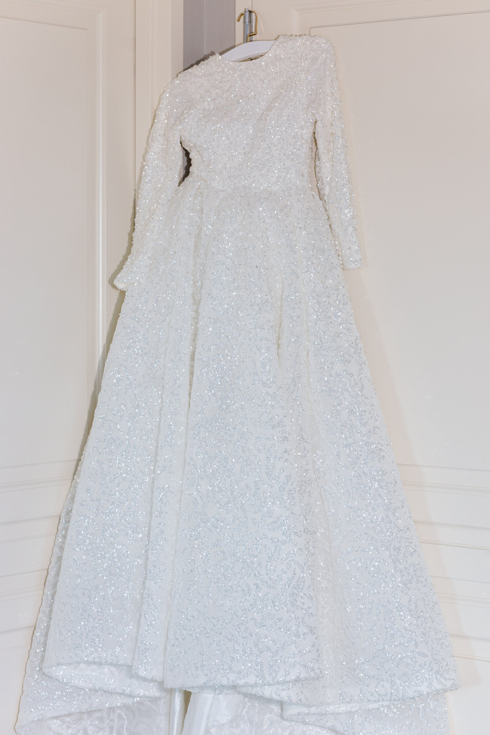 Bridal dress details
