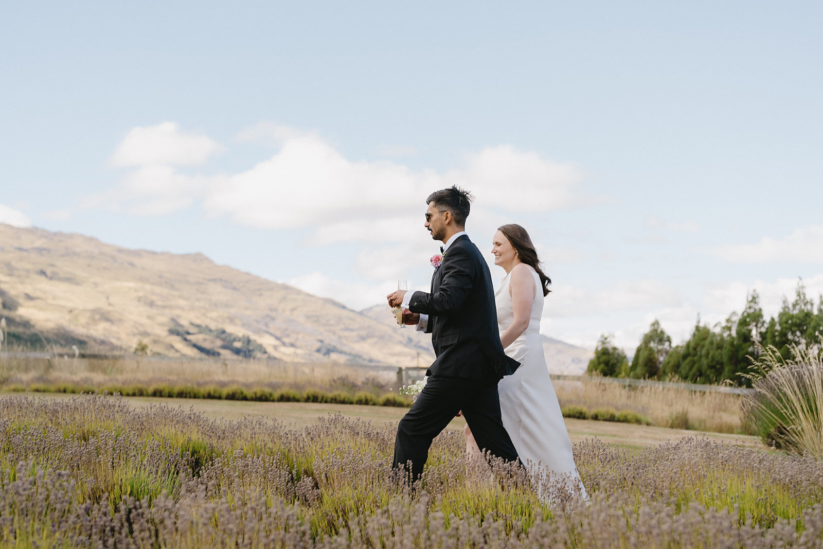 Wedding at Ben Lomond Lavender Farm