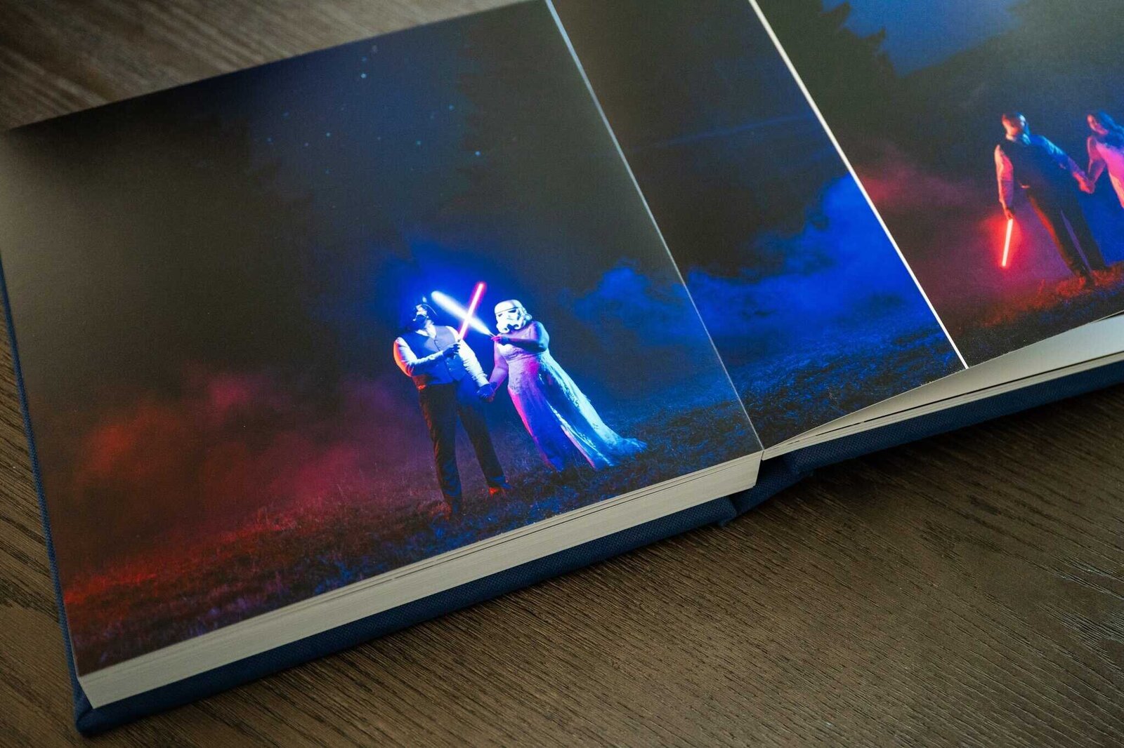 Star Wars wedding album.