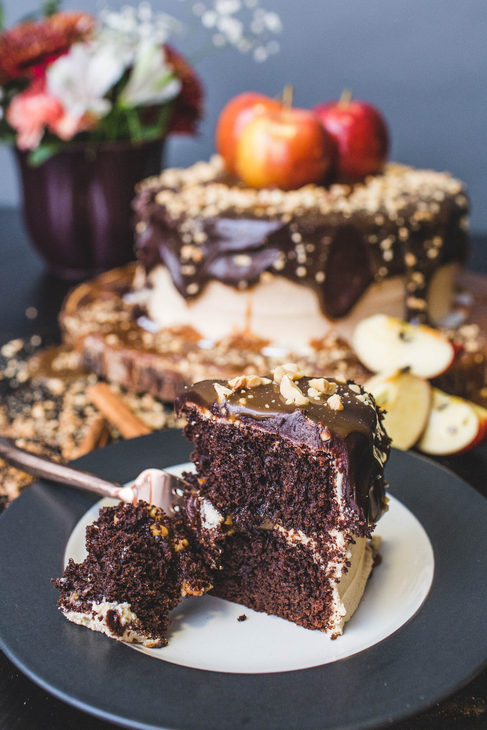 fall cake food photographer and stylist