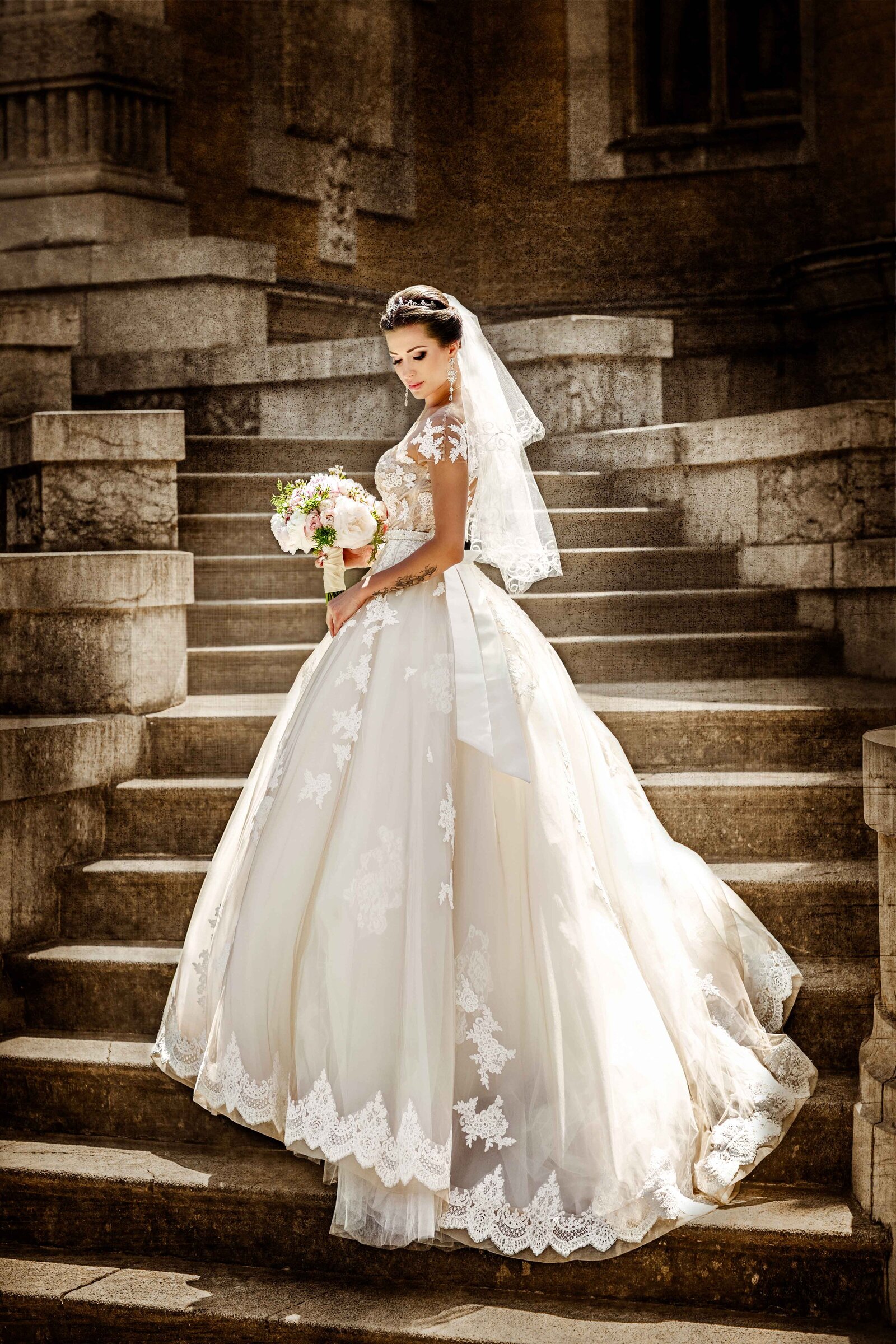 Bride standing on steps-re copyLVW