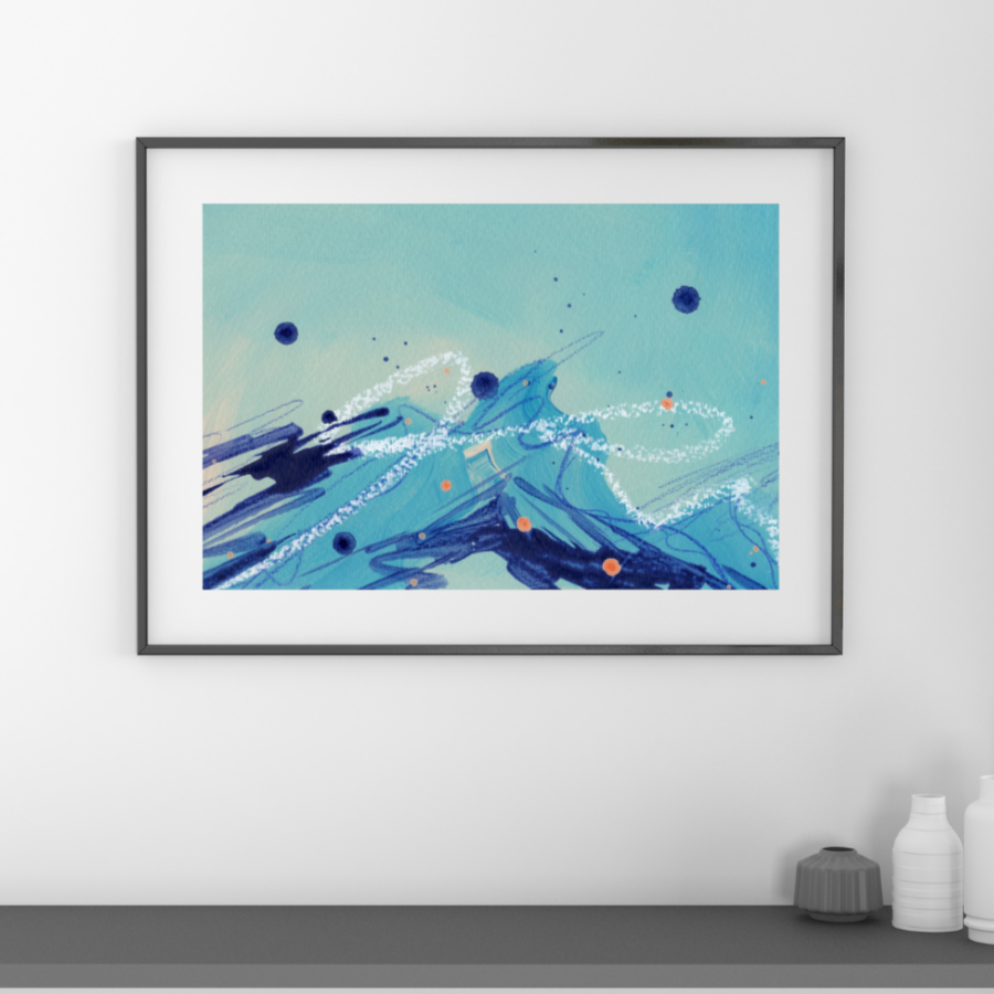 White and Gray Minimalist Photo Frame Mockup Instagram Post 1