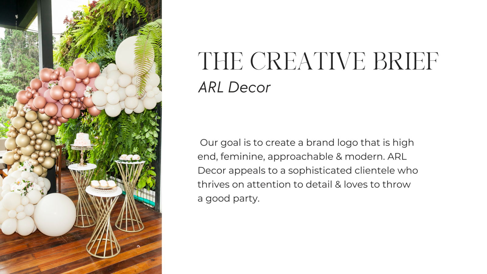 Arl Decor Lifestyle  Branding Presentation 2