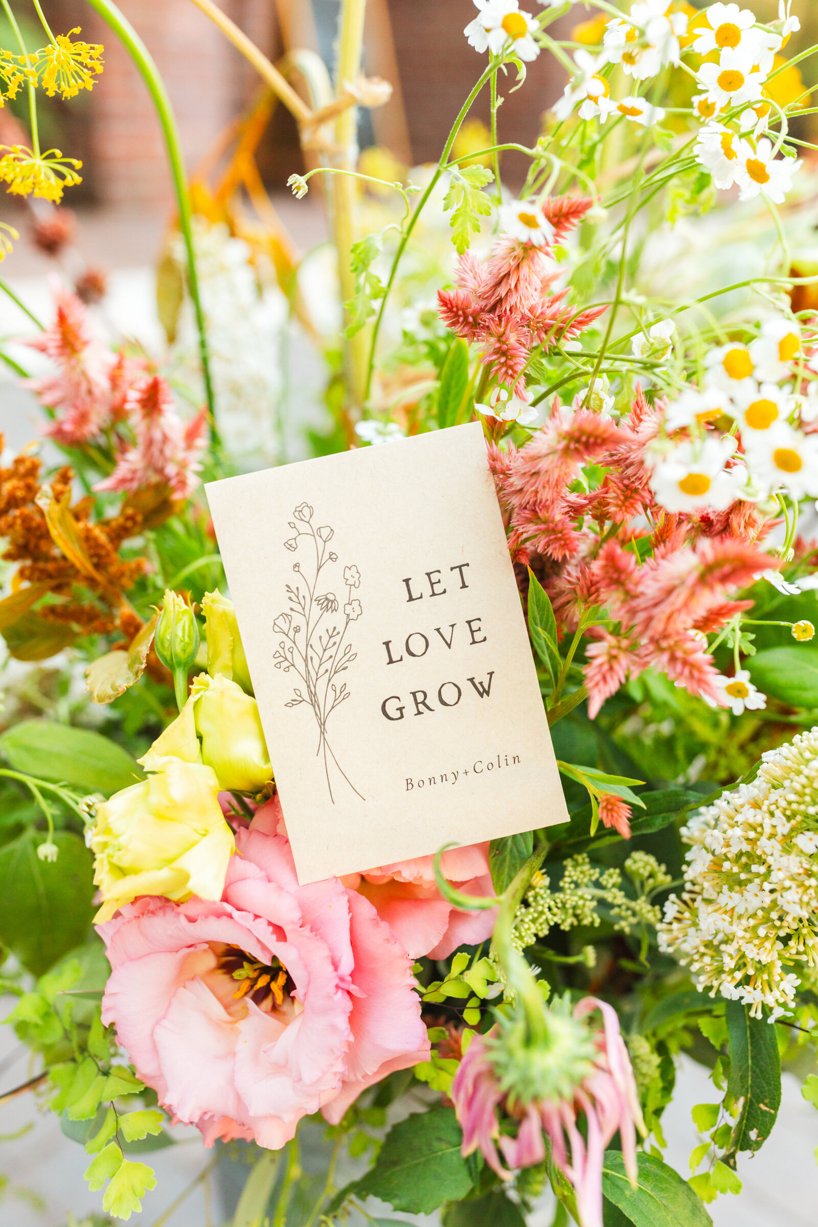 Colorful boho wedding details in Santa Cruz, California in the redwood trees.