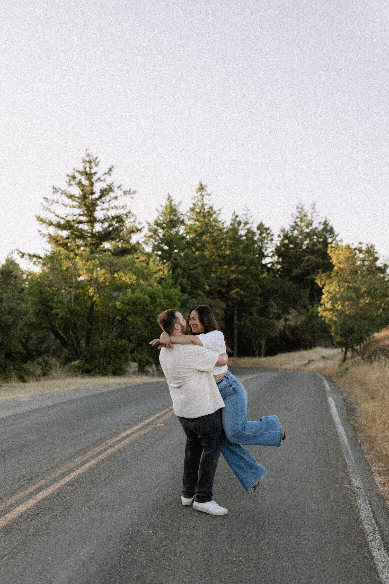 Intimate mountaintop portraits above the Pacific near San Francisco