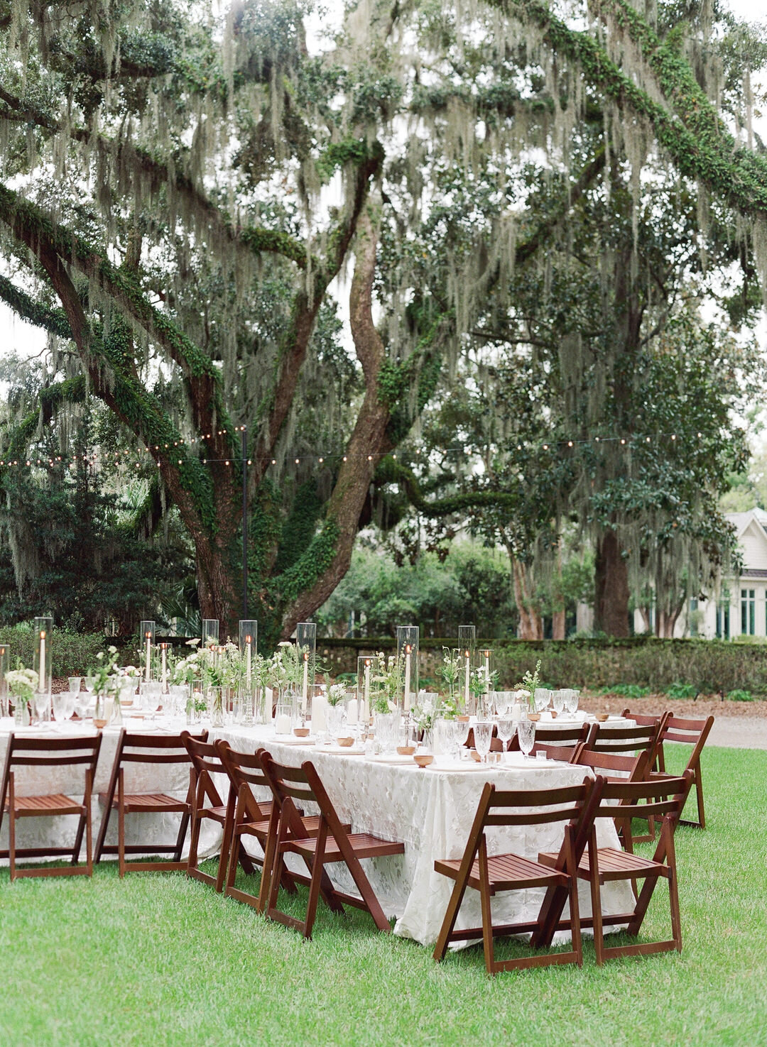 Wedding Reception Table at Brays Island