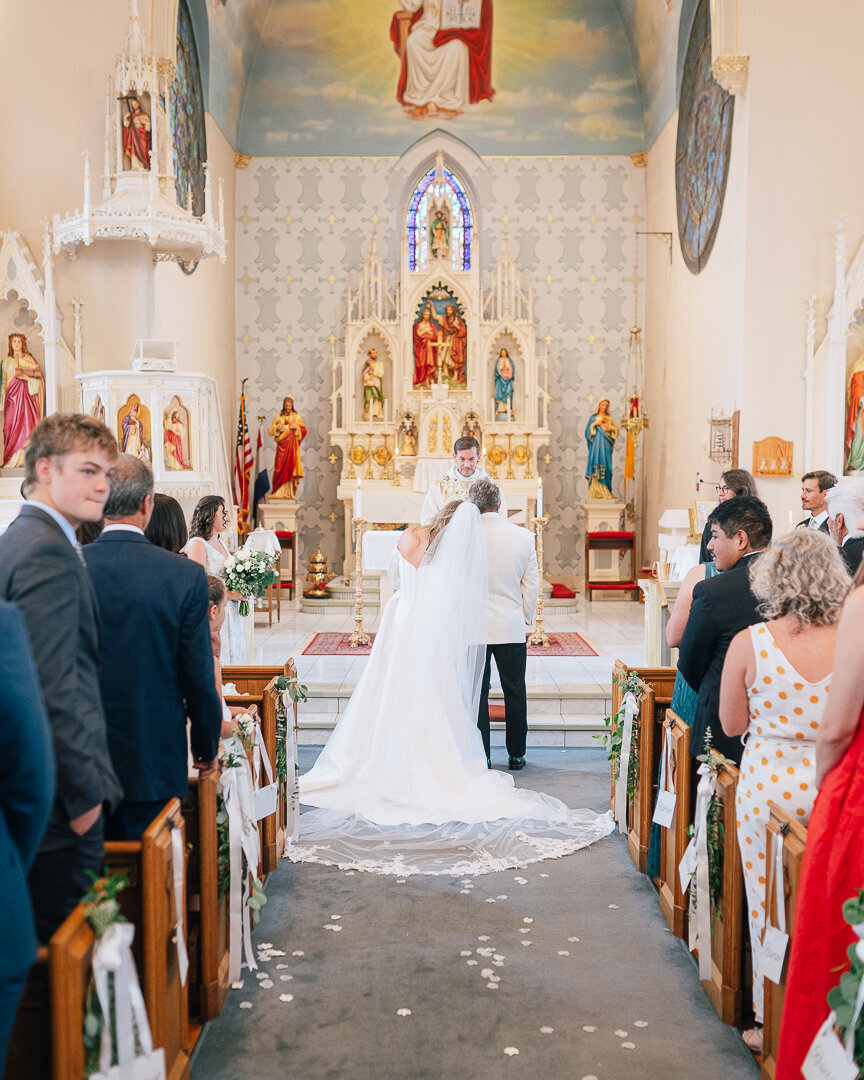 Elaine & Max St. John the Baptist Catholic Church Kansas City Wedding152