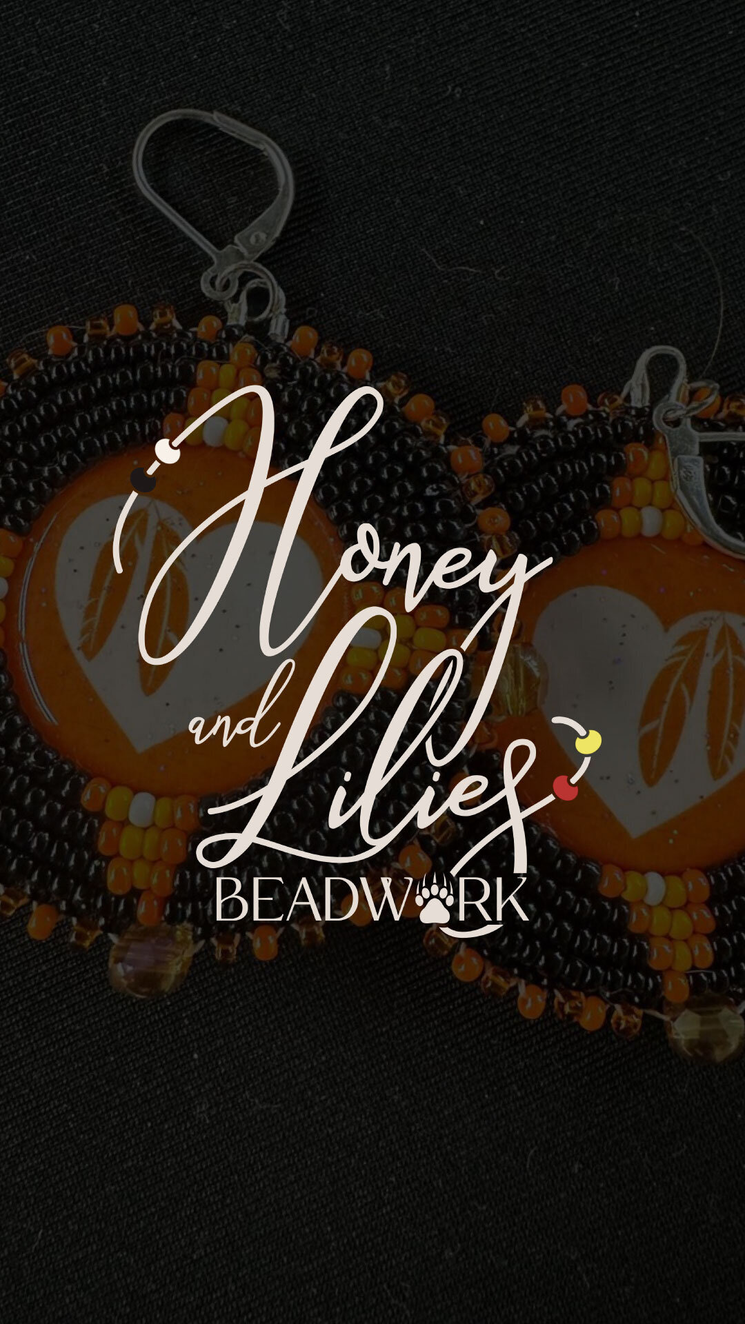 indigenous logo and branding with beads of medicine wheel