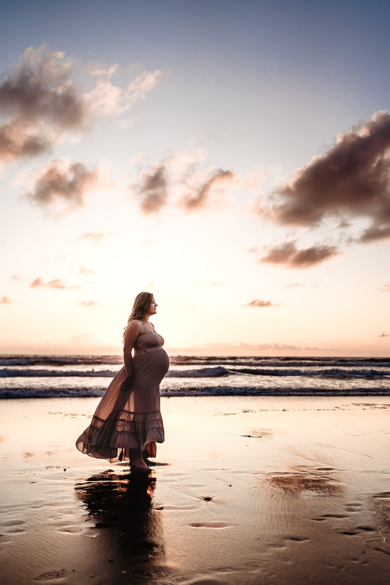 Beach maternity photography San Deigo -8