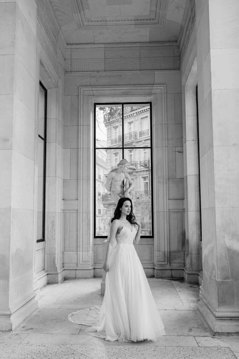 Paris Wedding Haute couture Bridal Gown
