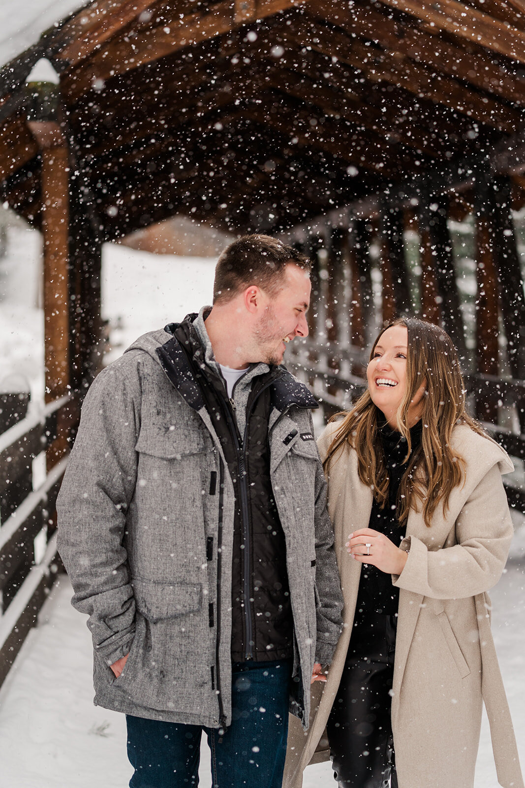 This "just because" photo session in the great outdoors perfectly captures the playful and carefree love of this adventurous Colorado couple.