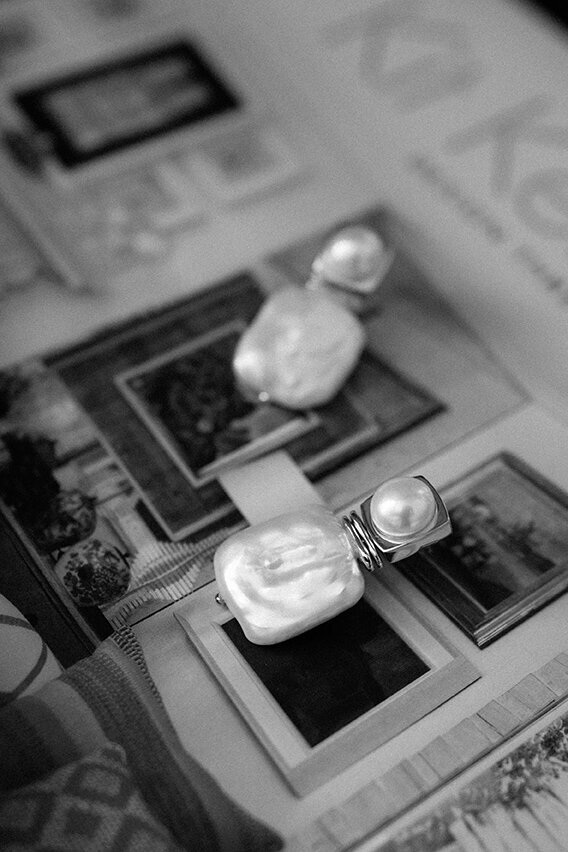 wedding earrings editorial wedding photography