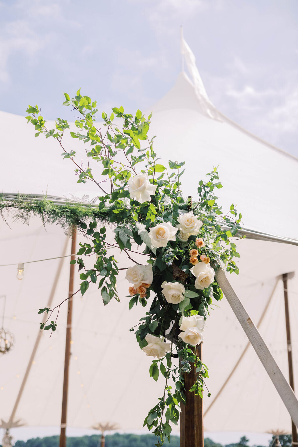 Kate Campbell Floral Summer Tented Wedding at Brittland Estate by Ashley Boyan Photography-98