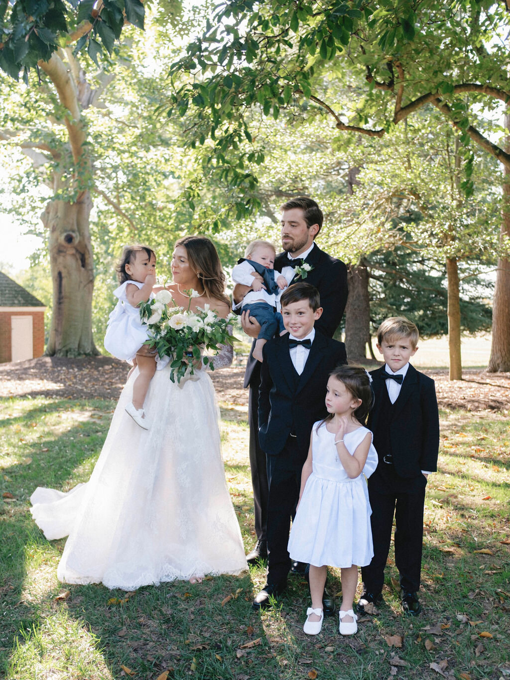 30Kate Campbell Floral Brittland waterfront tented wedding by Molly McManus photo