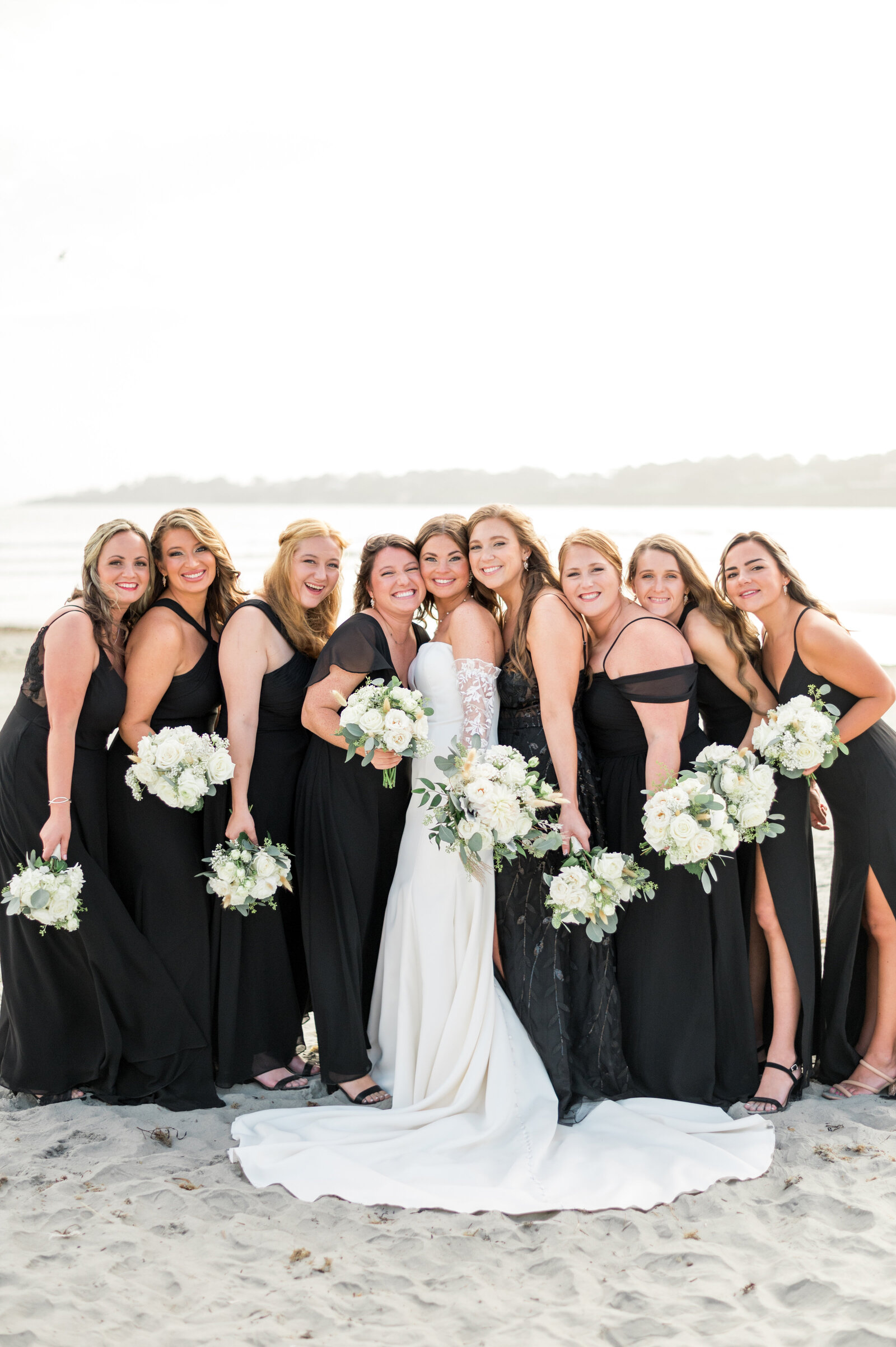 Newport Beach House Black Tie Wedding