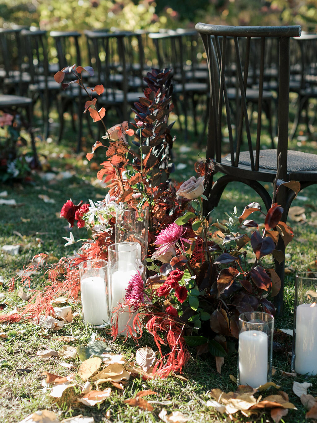 38Kate Campbell Floral Meridian House fall wedding by Greer Gattuso photo bridal ceremony