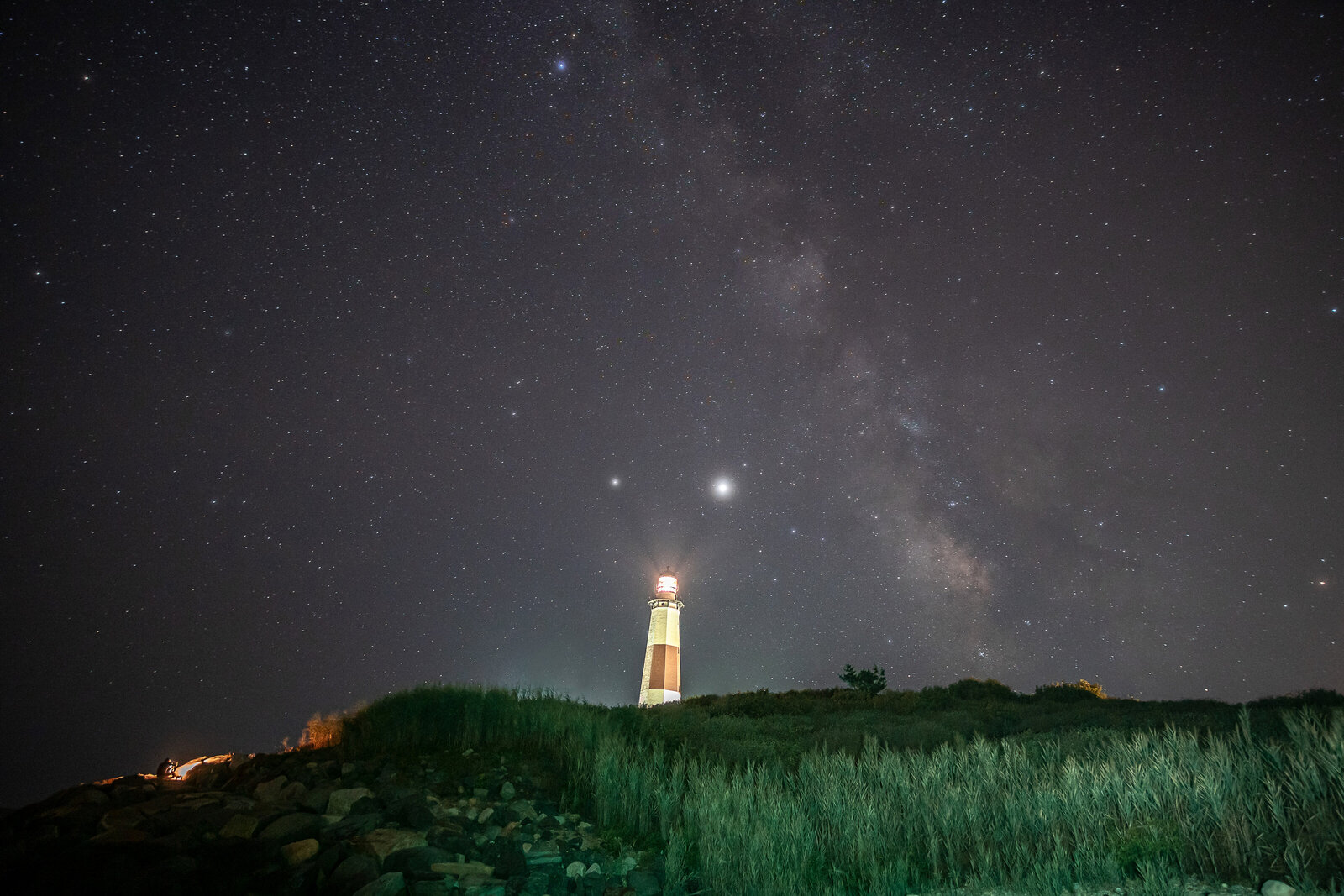 Montauk-Lighthouse-Milky-Way