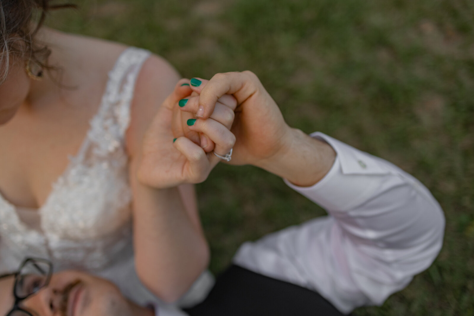 Bride-and-Groom-holding-hands-Whiskey-Bonding-Farm-Molena-Georgia-Amanda-Richardson-Photography