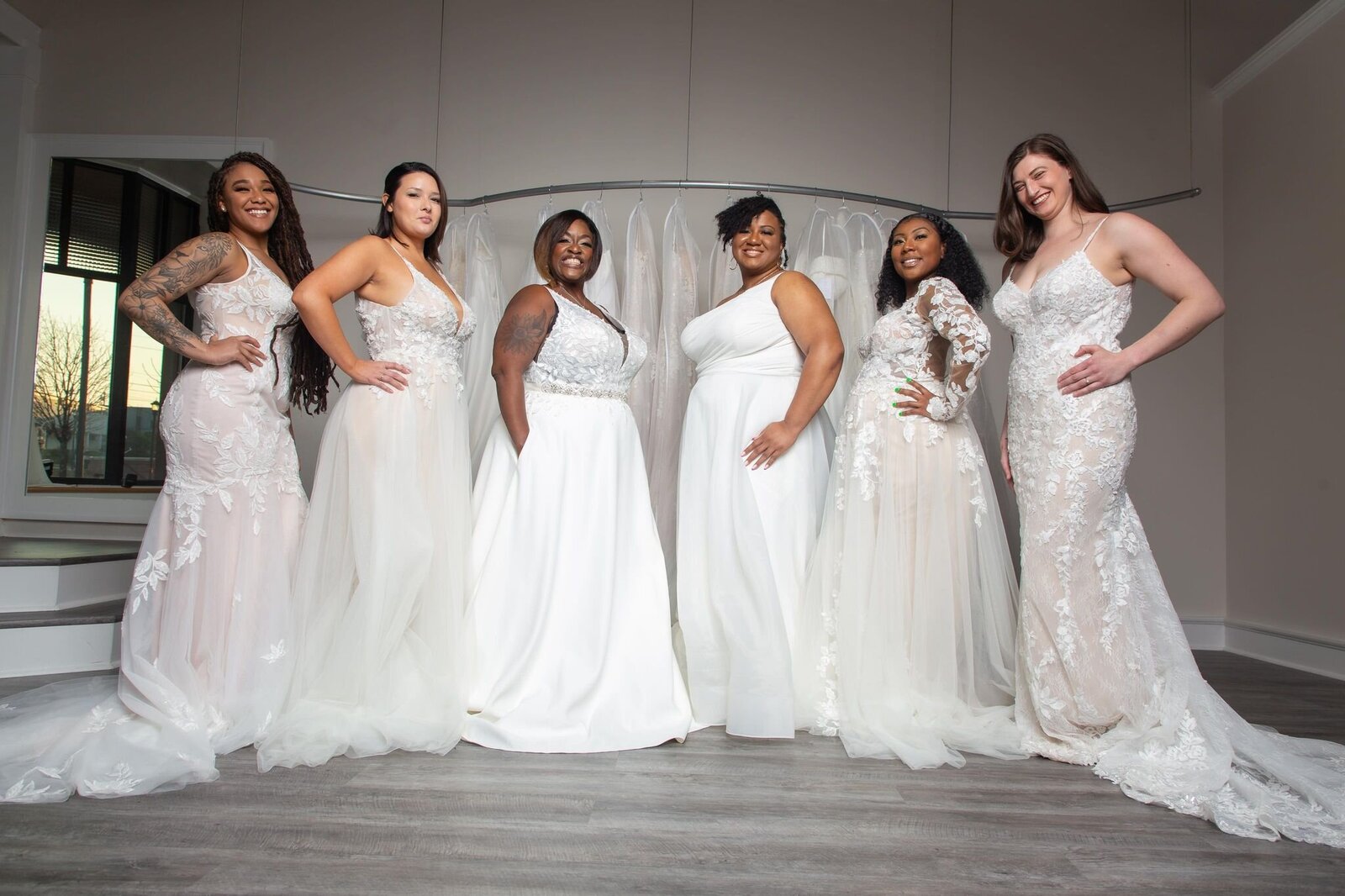 Daphn'e Bridal Boutique  lace bridal  gown for brides
