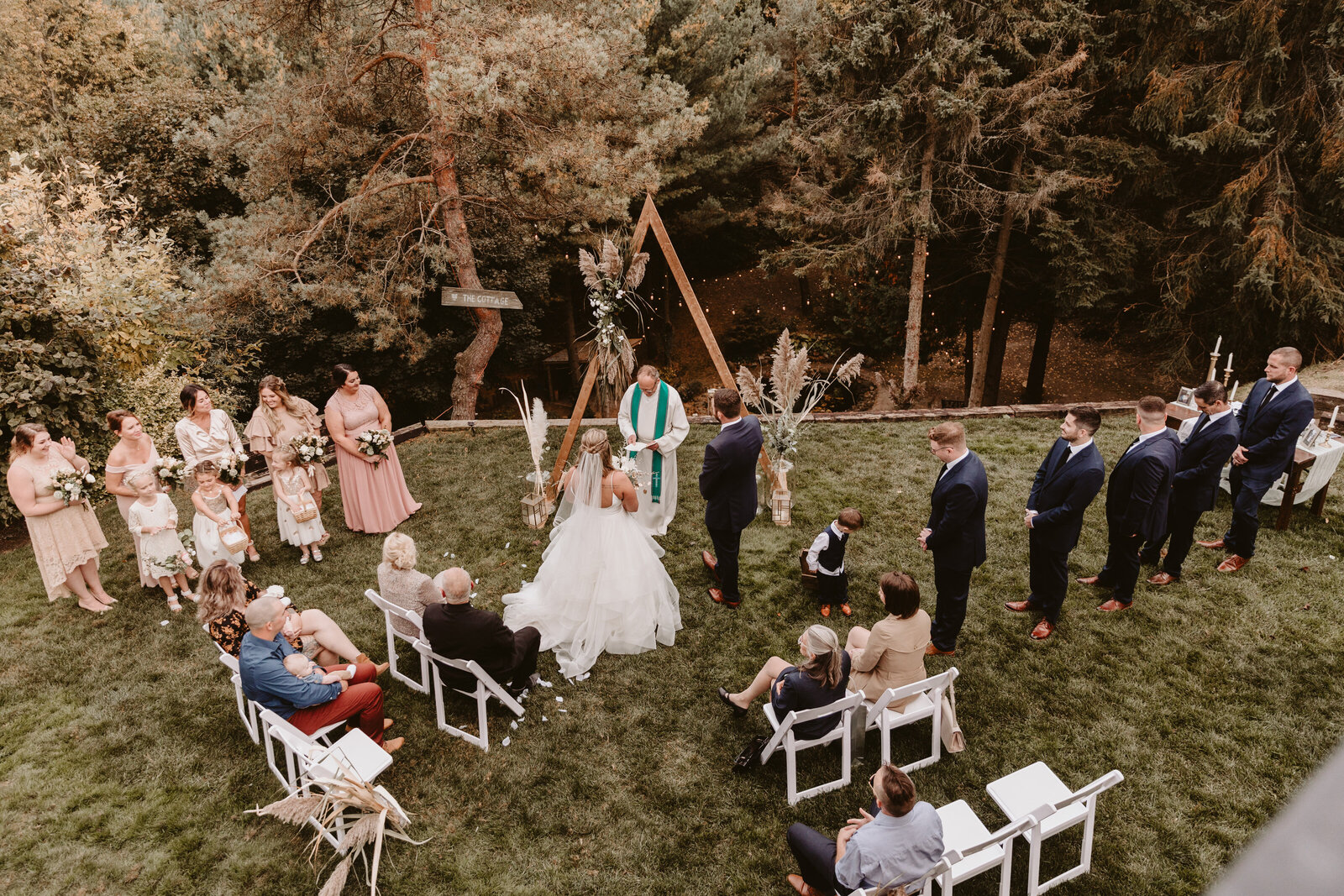the most beautiful porthope backyard wedding photographed by mary zita payne photography