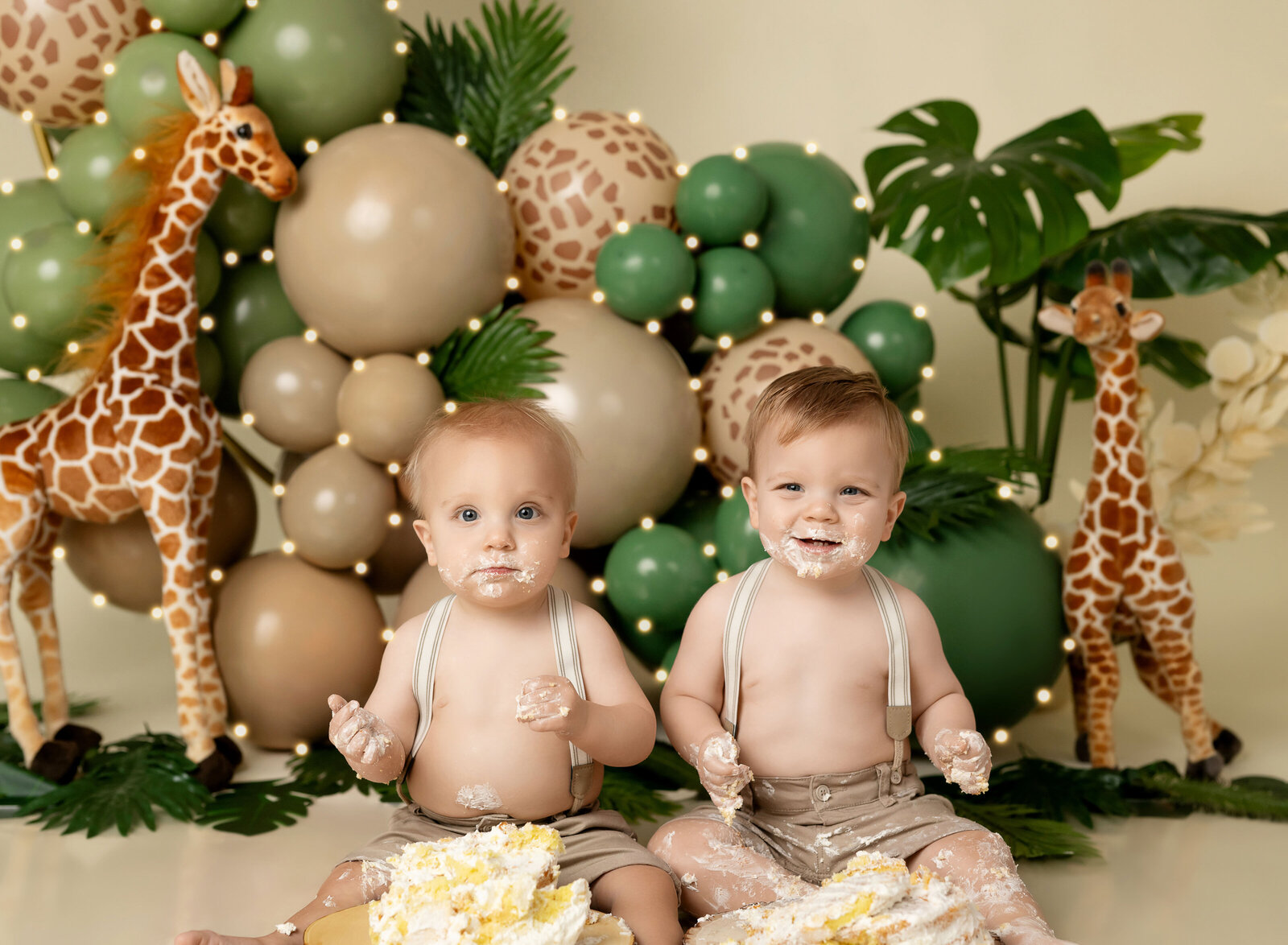 safari cake smash outfit